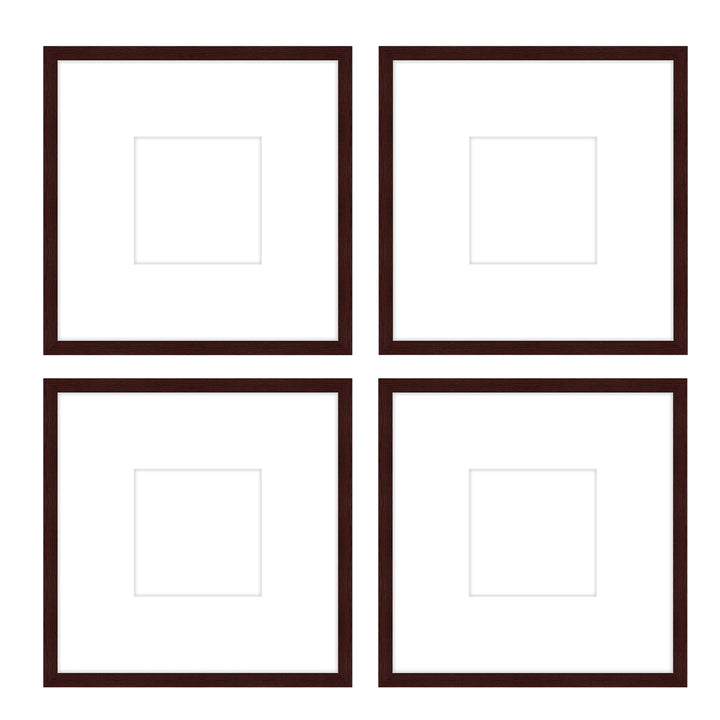 Gallery Wall - The Quads #Q203 Jensen / Merlot Gallery Walls Made Easy