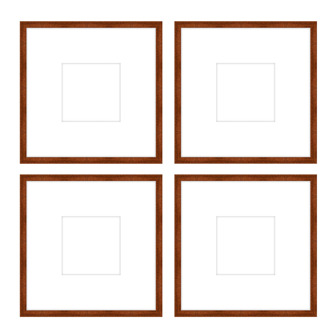 Gallery Wall - The Quads #Q203 Jensen / Russet Gallery Walls Made Easy