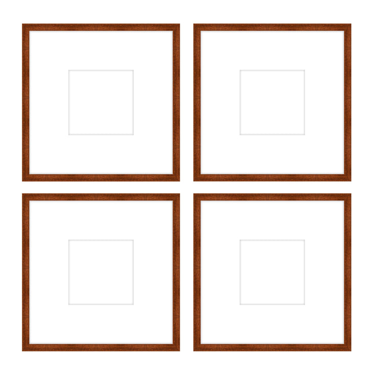 Gallery Wall - The Quads #Q203 Jensen / Russet Gallery Walls Made Easy