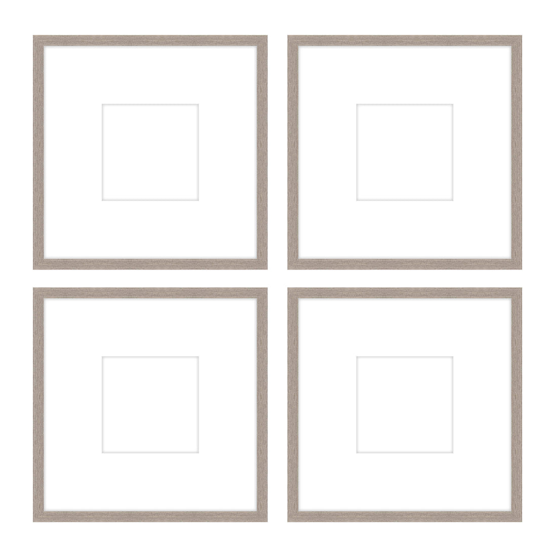 Gallery Wall - The Quads #Q203 Jensen / Rustic Gray Gallery Walls Made Easy