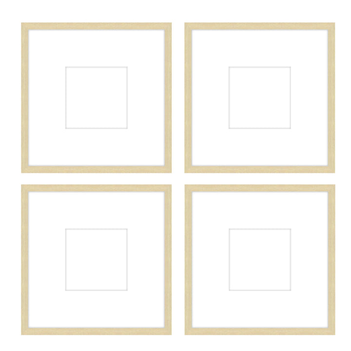 Gallery Wall - The Quads #Q203 Jensen / Wheat Gallery Walls Made Easy
