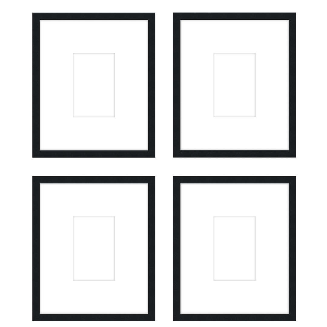 Gallery Wall -The Quads #Q204 Darby / Black Satin Gallery Walls Made Easy