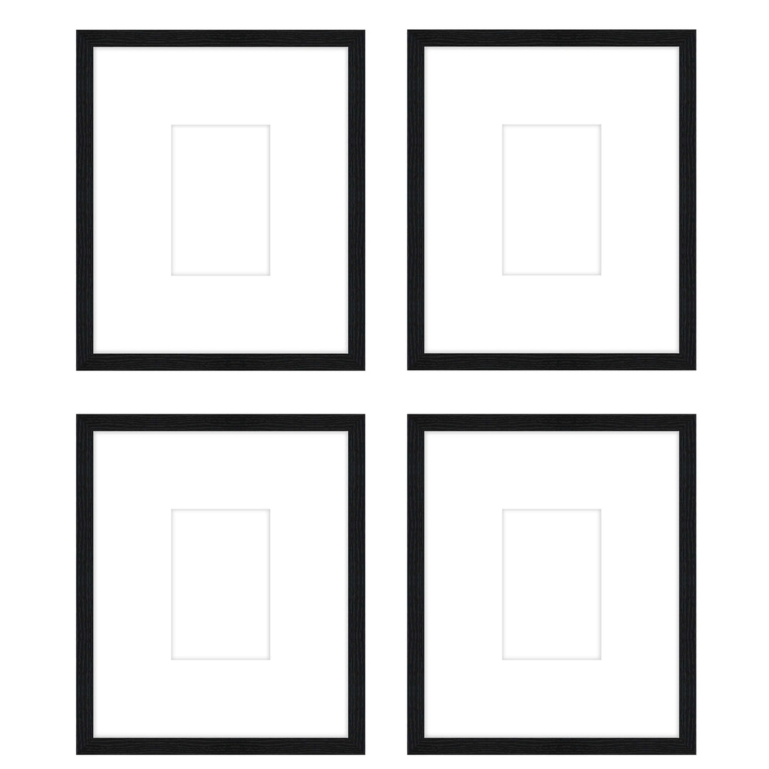 Gallery Wall -The Quads #Q204 Jensen / Black Grain Gallery Walls Made Easy