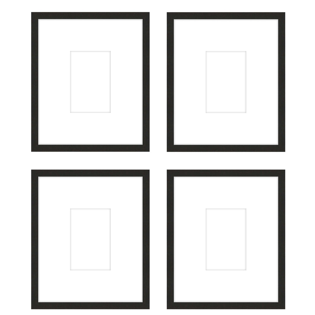 Gallery Wall -The Quads #Q204 Jensen / Coffee Gallery Walls Made Easy