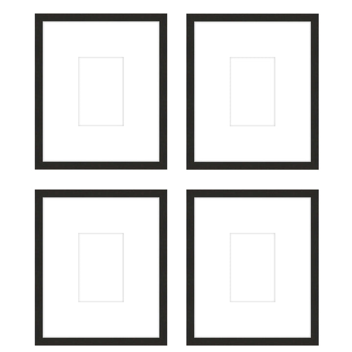 Gallery Wall -The Quads #Q204 Jensen / Coffee Gallery Walls Made Easy