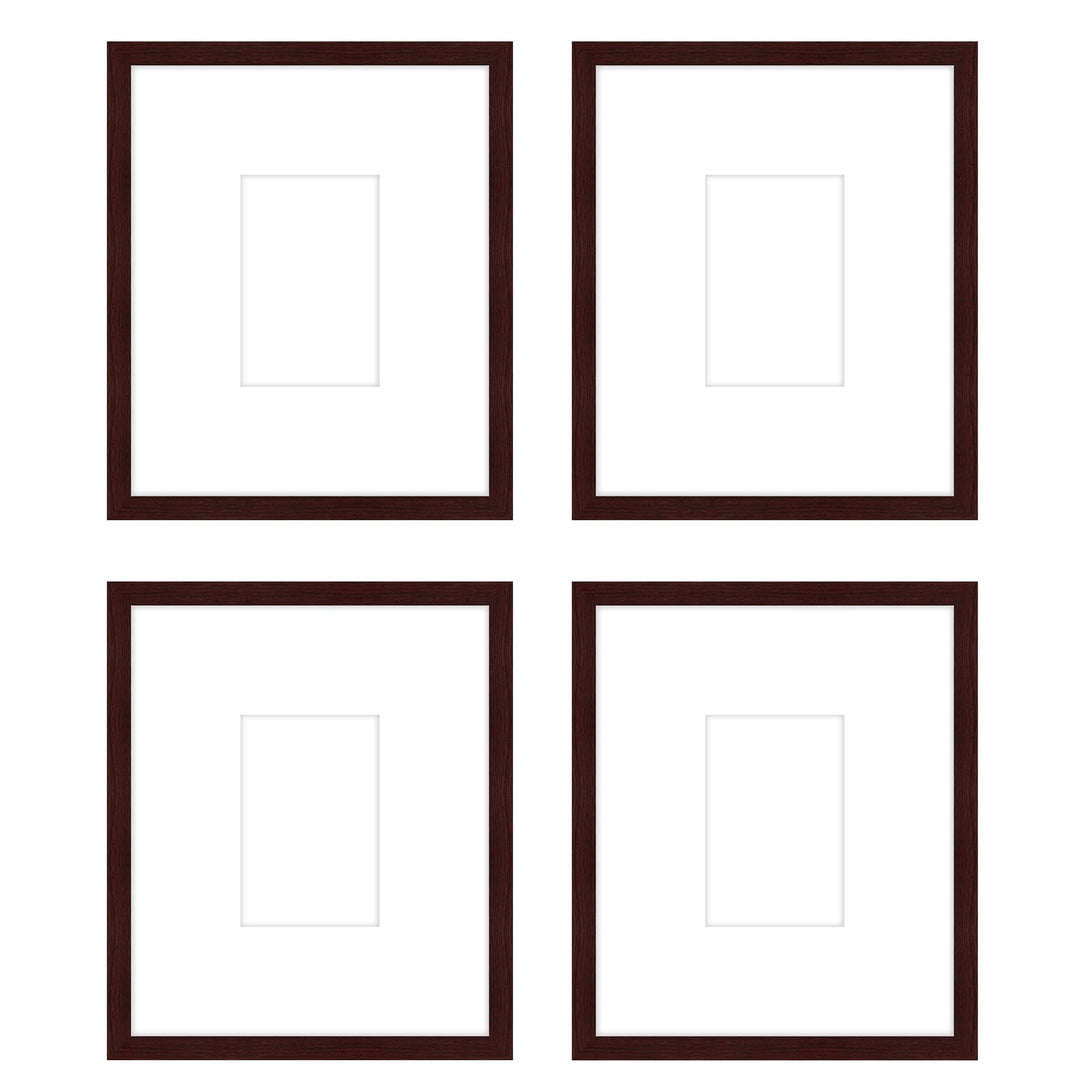 Gallery Wall -The Quads #Q204 Jensen / Merlot Gallery Walls Made Easy