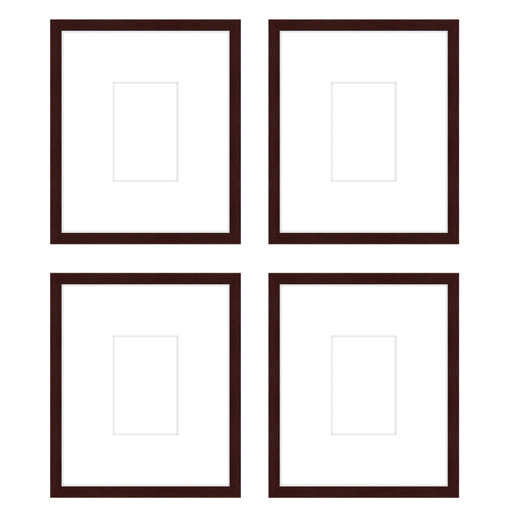 Gallery Wall -The Quads #Q204 Jensen / Merlot Gallery Walls Made Easy