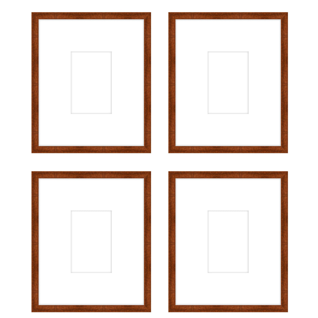 Gallery Wall -The Quads #Q204 Jensen / Russet Gallery Walls Made Easy