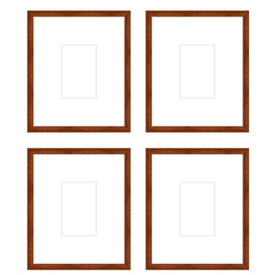 Gallery Wall -The Quads #Q204 Jensen / Russet Gallery Walls Made Easy