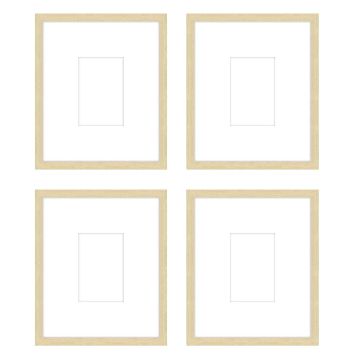 Gallery Wall -The Quads #Q204 Jensen / Wheat Gallery Walls Made Easy