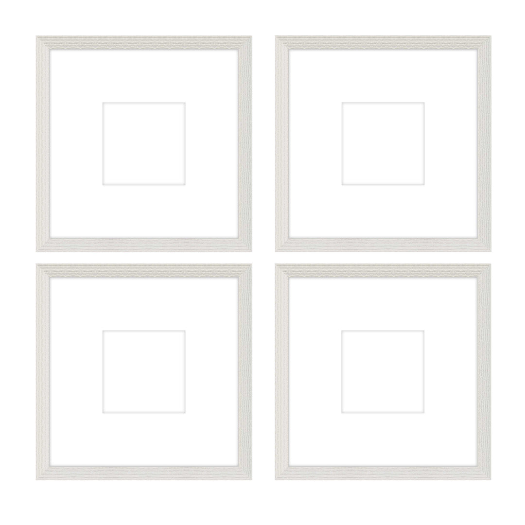Gallery Wall - The Quads #Q205 Darby / White Wash Gallery Walls Made Easy