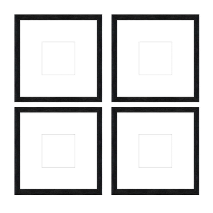 Gallery Wall - The Quads #Q205 Jensen / Black Grain Gallery Walls Made Easy