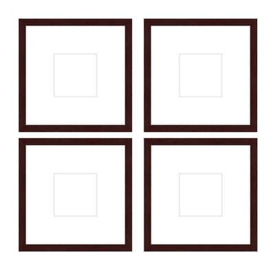 Gallery Wall - The Quads #Q205 Jensen / Merlot Gallery Walls Made Easy
