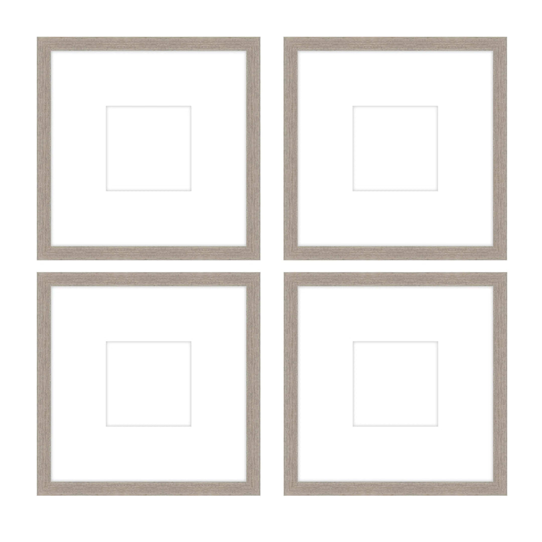 Gallery Wall - The Quads #Q205 Jensen / Rustic Gray Gallery Walls Made Easy