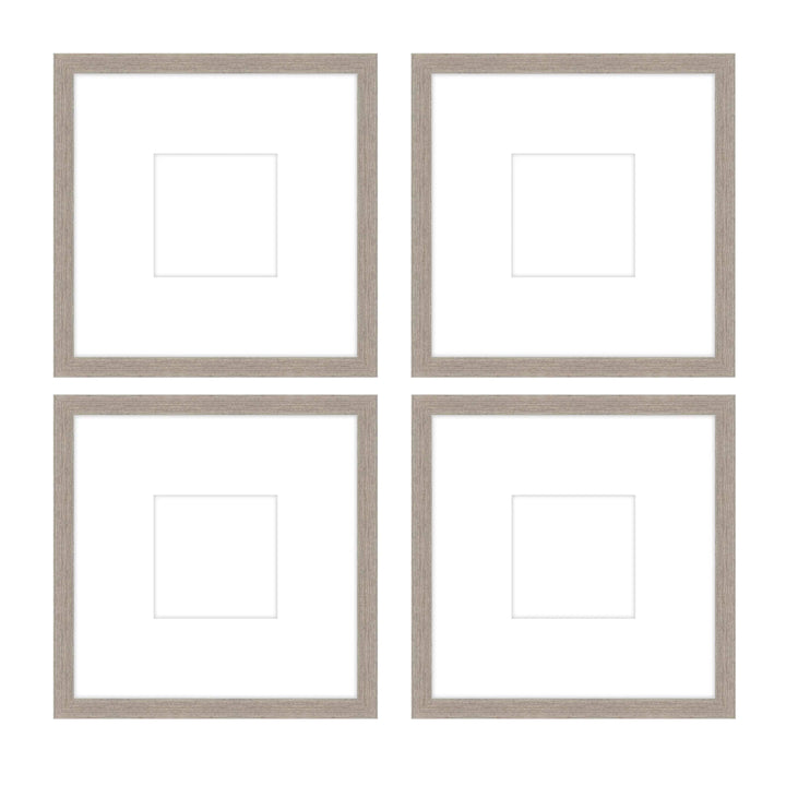 Gallery Wall - The Quads #Q205 Jensen / Rustic Gray Gallery Walls Made Easy