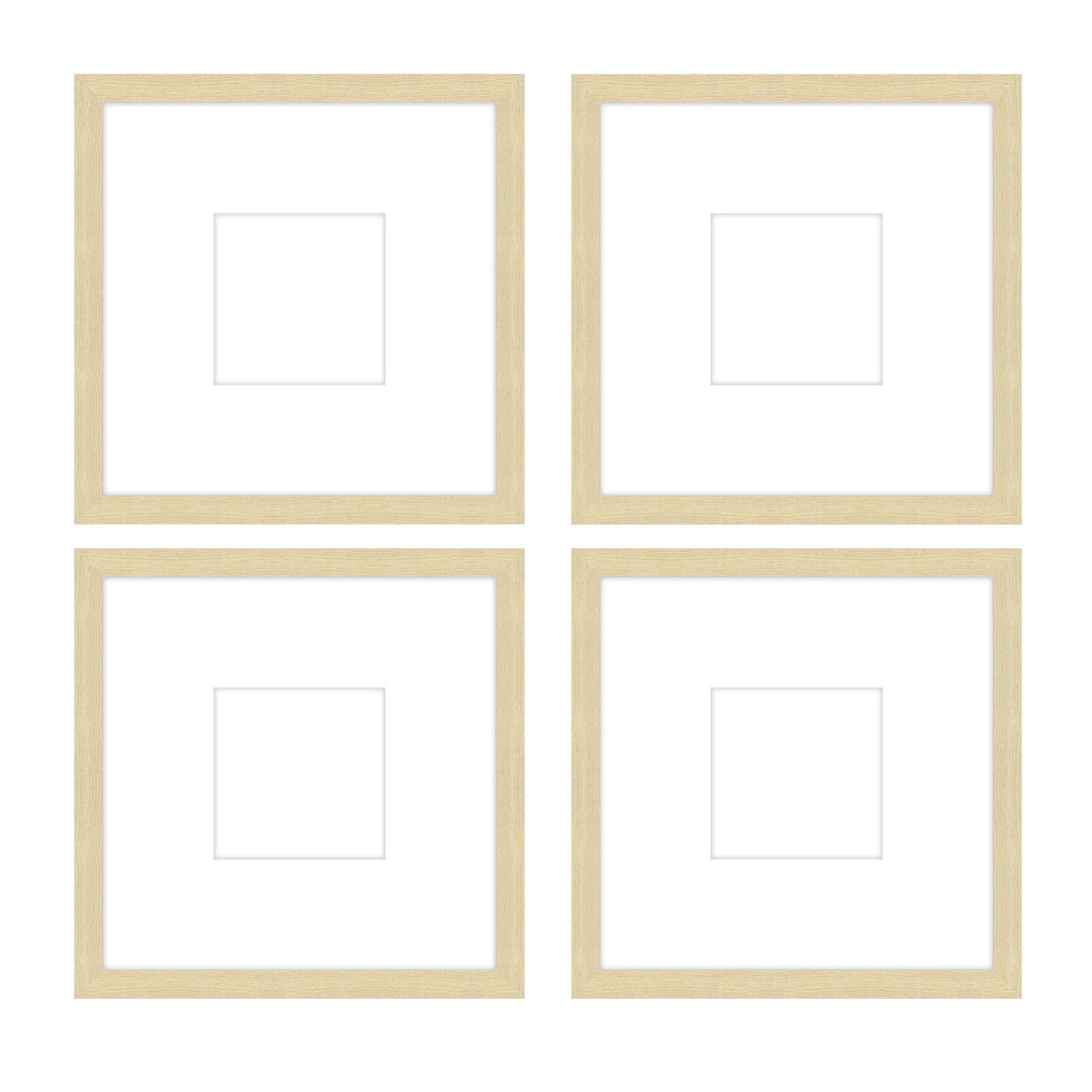 Gallery Wall - The Quads #Q205 Jensen / Wheat Gallery Walls Made Easy