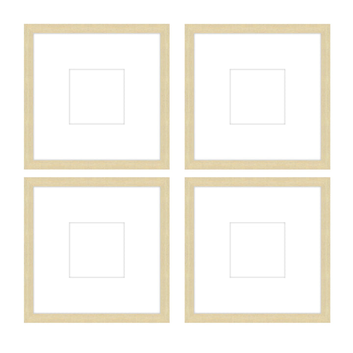 Gallery Wall - The Quads #Q205 Jensen / Wheat Gallery Walls Made Easy