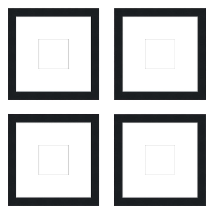 Gallery Wall - The Quads #Q206 Darby / Black Satin Gallery Walls Made Easy