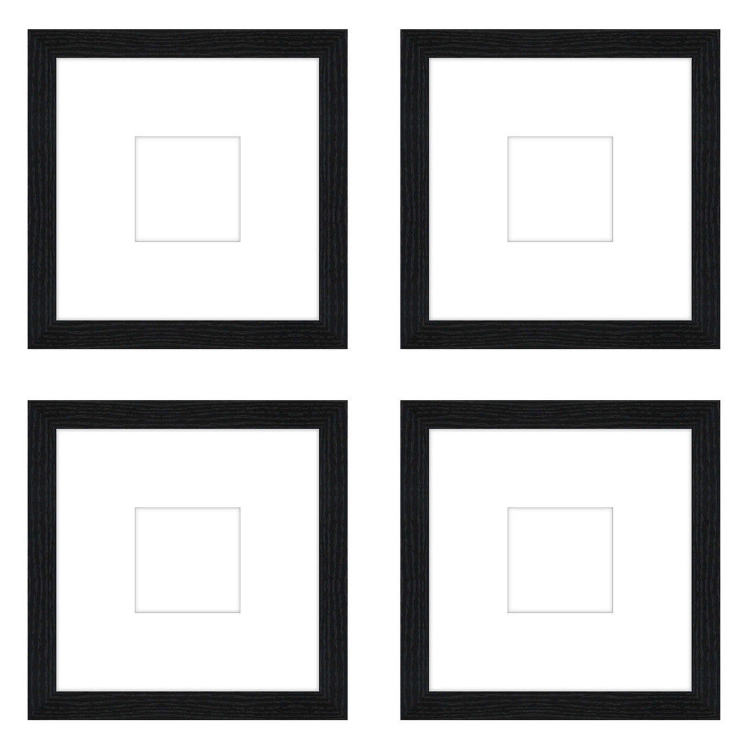 Gallery Wall - The Quads #Q206 Jensen / Black Grain Gallery Walls Made Easy