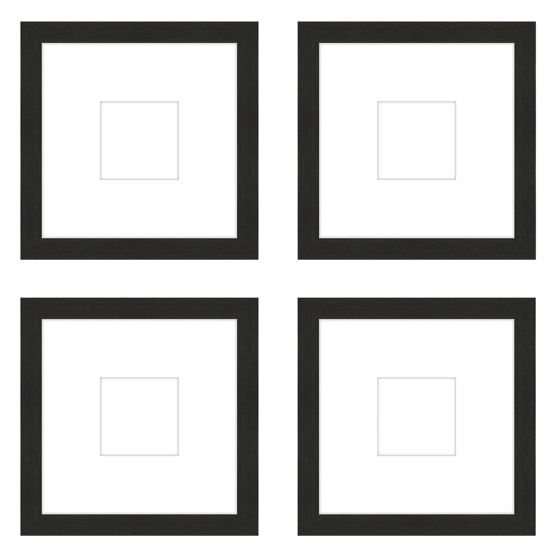 Gallery Wall - The Quads #Q206 Jensen / Coffee Gallery Walls Made Easy