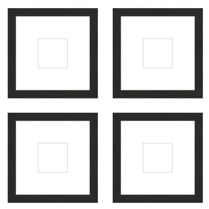 Gallery Wall - The Quads #Q206 Jensen / Coffee Gallery Walls Made Easy