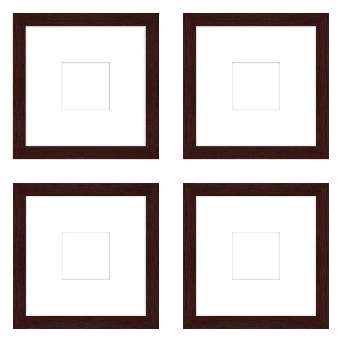 Gallery Wall - The Quads #Q206 Jensen / Merlot Gallery Walls Made Easy