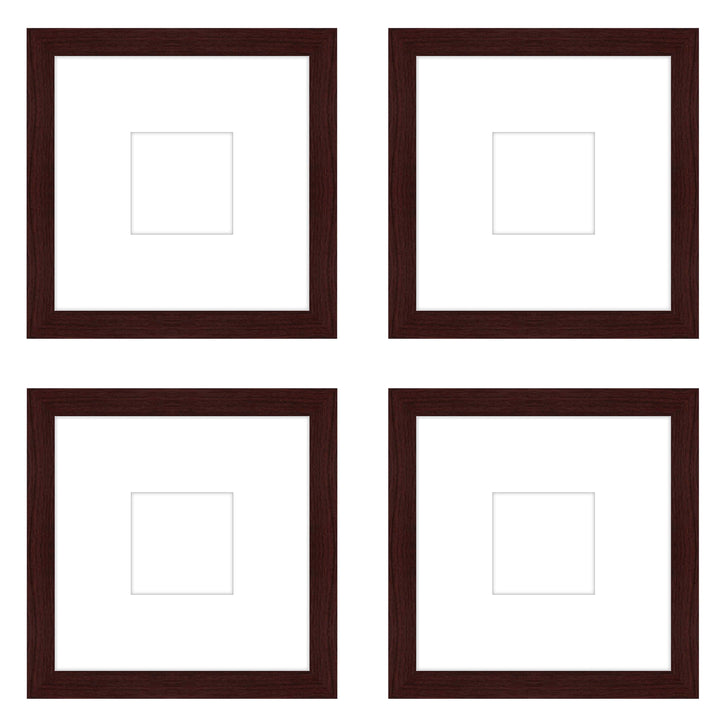Gallery Wall - The Quads #Q206 Jensen / Merlot Gallery Walls Made Easy