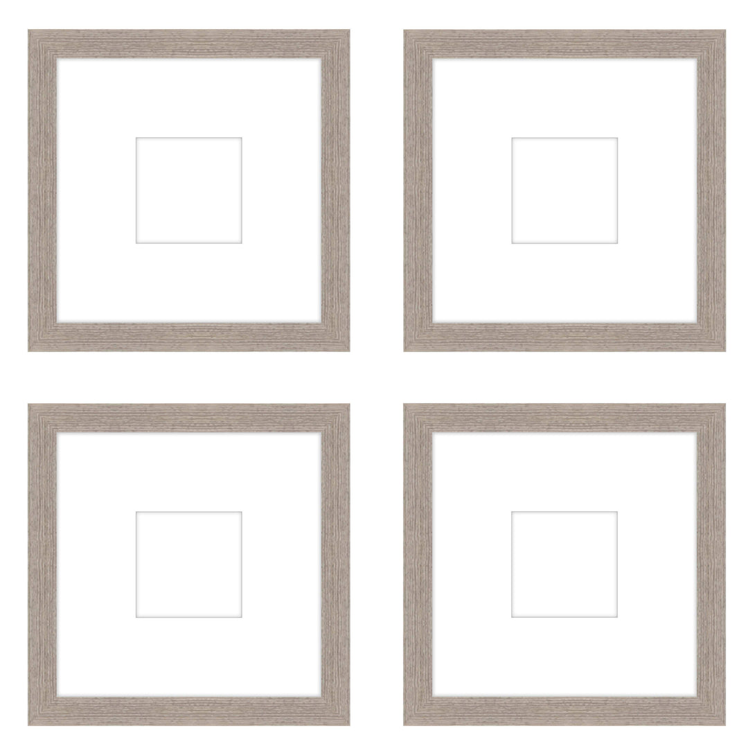Gallery Wall - The Quads #Q206 Jensen / Rustic Gray Gallery Walls Made Easy