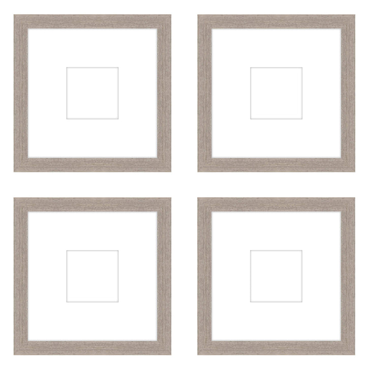 Gallery Wall - The Quads #Q206 Jensen / Rustic Gray Gallery Walls Made Easy