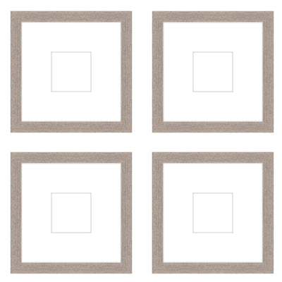 Gallery Wall - The Quads #Q206 Jensen / Rustic Gray Gallery Walls Made Easy