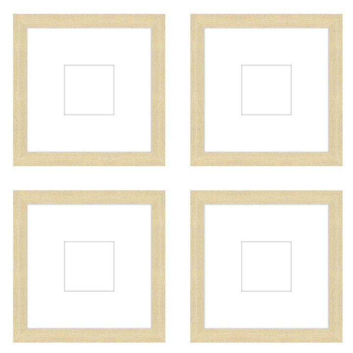 Gallery Wall - The Quads #Q206 Jensen / Wheat Gallery Walls Made Easy