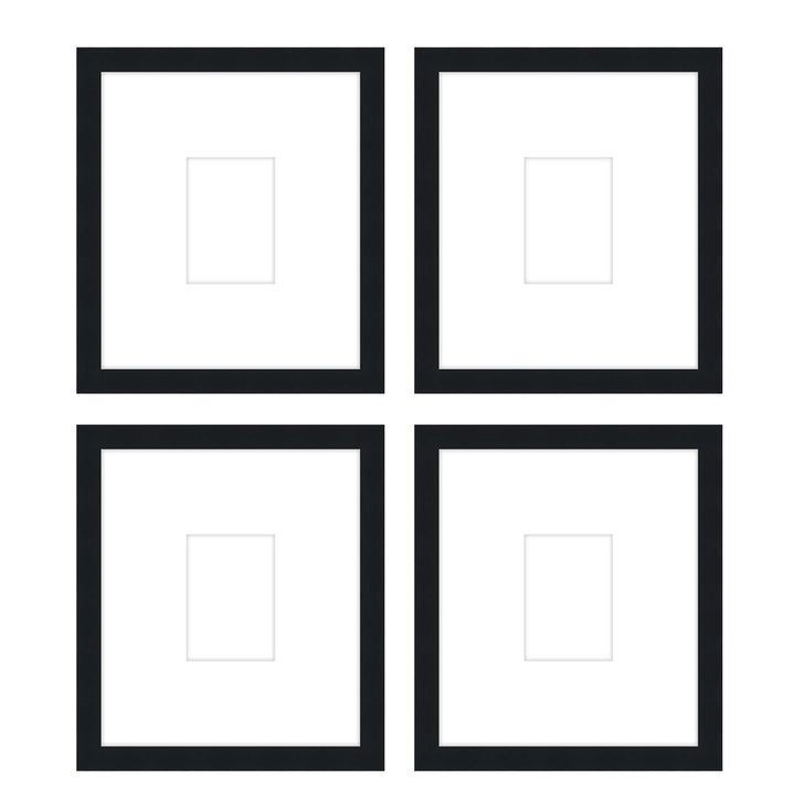 Gallery Wall - The Quads #Q207 Darby / Black Satin Gallery Walls Made Easy