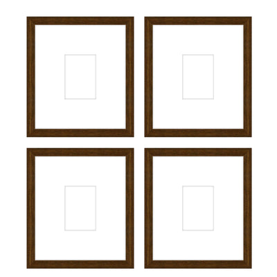 Gallery Wall - The Quads #Q207 Darby / Cocoa Gallery Walls Made Easy