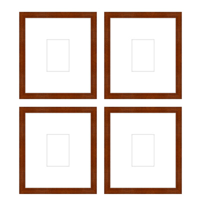 Gallery Wall - The Quads #Q207 Darby / Umber Gallery Walls Made Easy