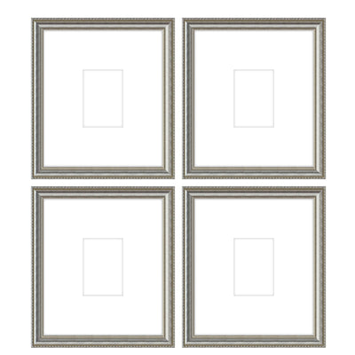 Gallery Wall - The Quads #Q207 Graysen / Silver Satin Gallery Walls Made Easy