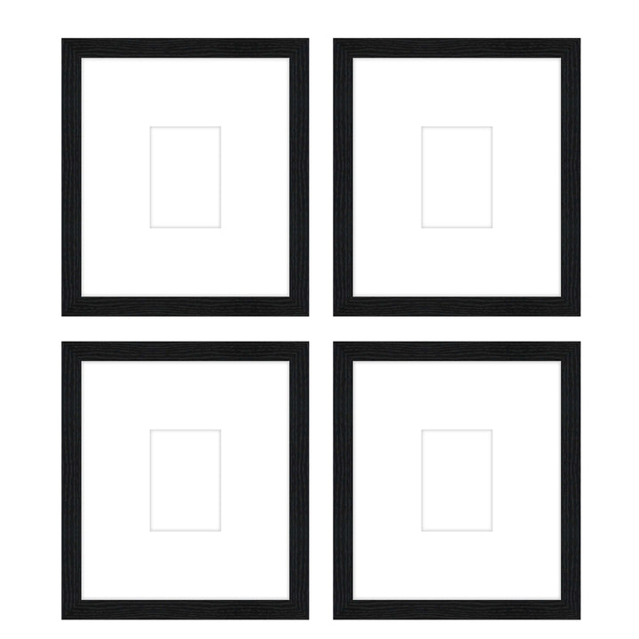 Gallery Wall - The Quads #Q207 Jensen / Black Grain Gallery Walls Made Easy
