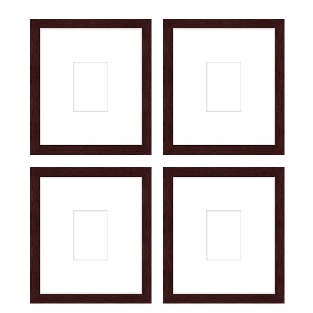 Gallery Wall - The Quads #Q207 Jensen / Merlot Gallery Walls Made Easy