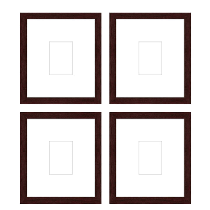 Gallery Wall - The Quads #Q207 Jensen / Merlot Gallery Walls Made Easy