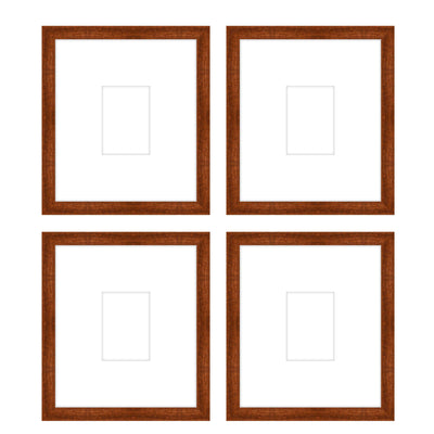 Gallery Wall - The Quads #Q207 Jensen / Russet Gallery Walls Made Easy