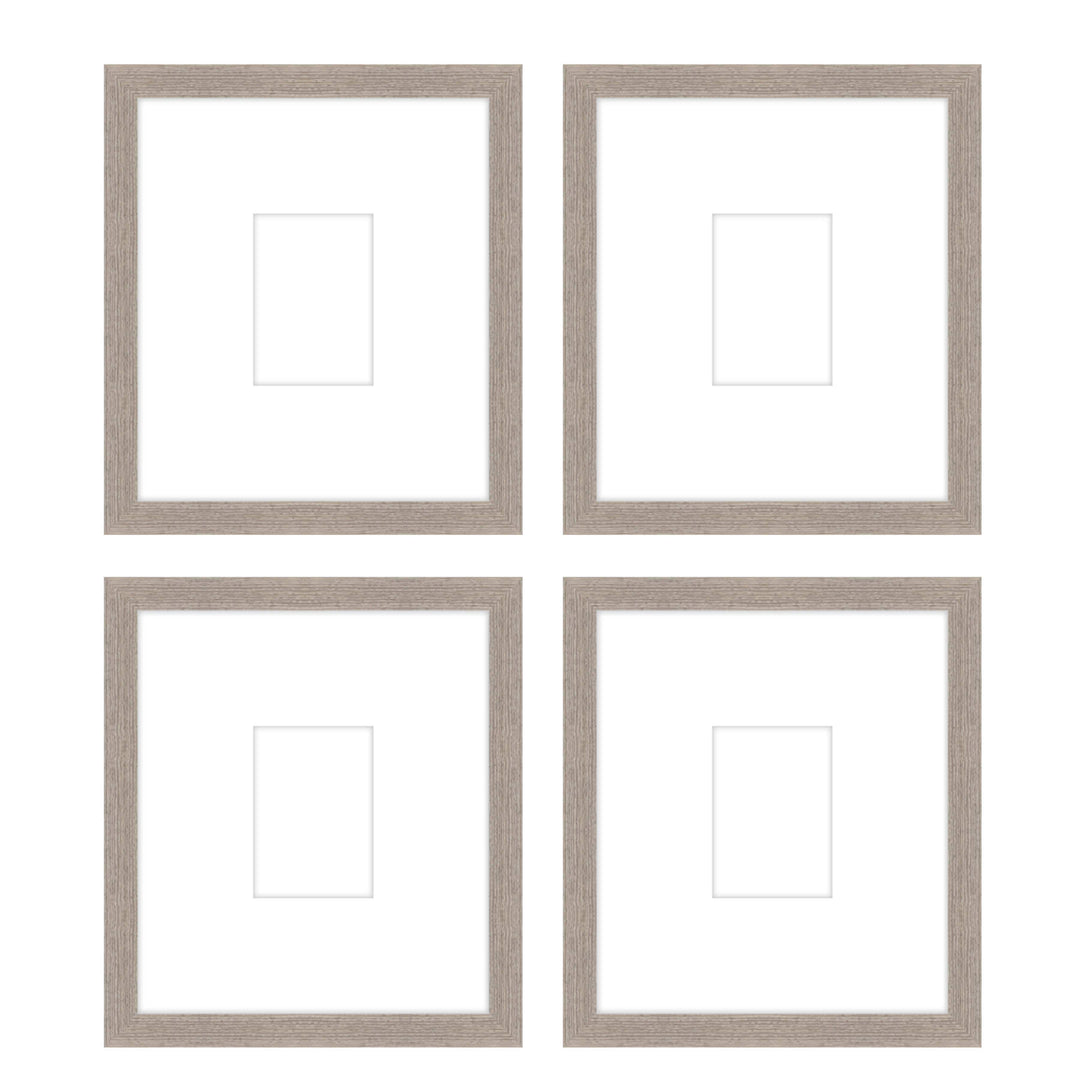 Gallery Wall - The Quads #Q207 Jensen / Rustic Gray Gallery Walls Made Easy