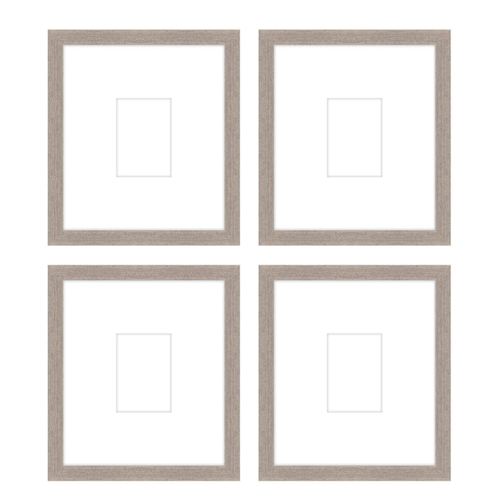 Gallery Wall - The Quads #Q207 Jensen / Rustic Gray Gallery Walls Made Easy