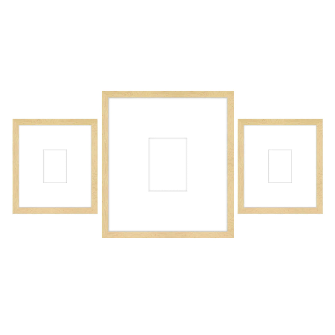Gallery Wall -Triptych #103 Darby / Sand Gallery Walls Made Easy
