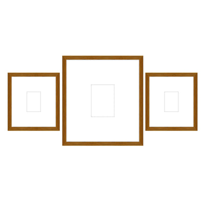 Gallery Wall -Triptych #103 Jensen / Hazel Gallery Walls Made Easy