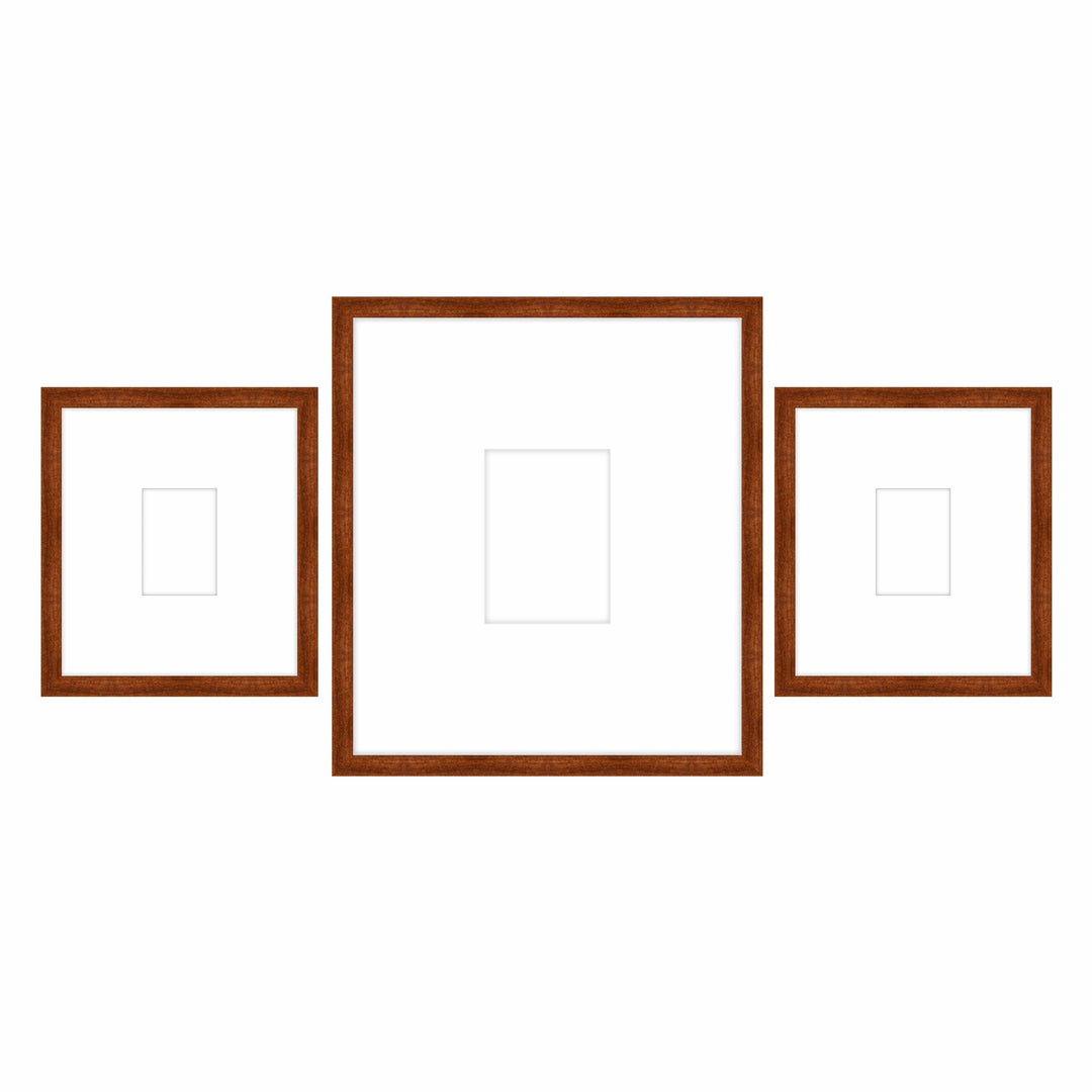 Gallery Wall -Triptych #103 Jensen / Russet Gallery Walls Made Easy