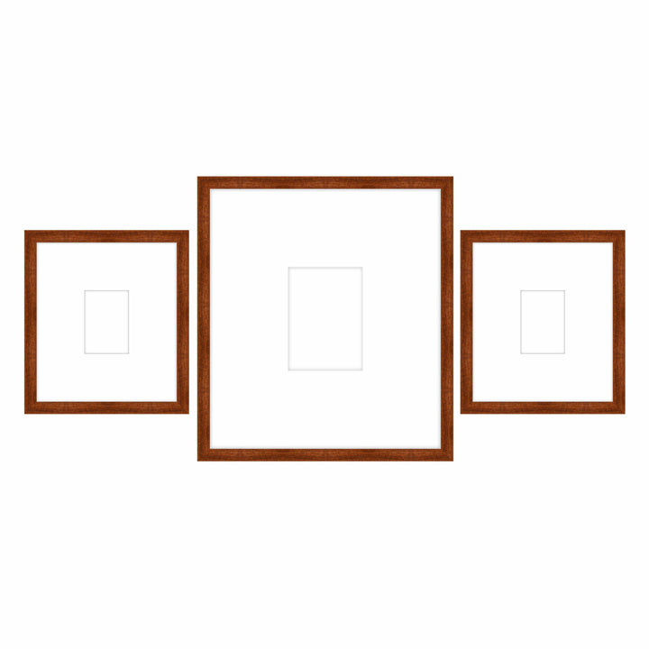 Gallery Wall -Triptych #103 Jensen / Russet Gallery Walls Made Easy
