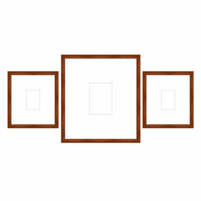 Gallery Wall -Triptych #103 Jensen / Russet Gallery Walls Made Easy