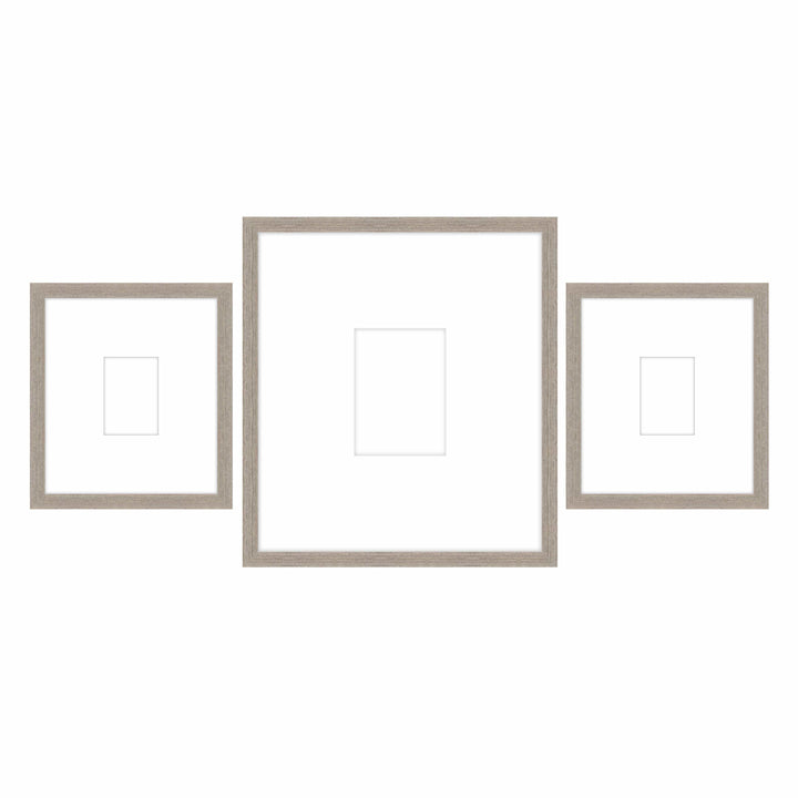 Gallery Wall -Triptych #103 Jensen / Rustic Gray Gallery Walls Made Easy