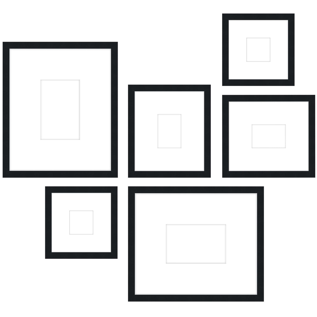 Gallery Wall - #W104 Darby / Black Satin Gallery Walls Made Easy