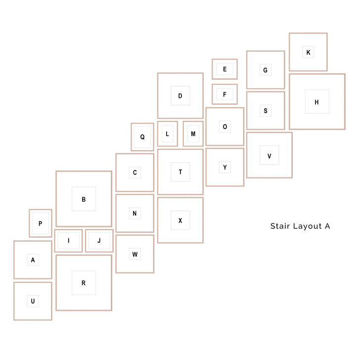 Galley Wall Multitasker - #M501 Gallery Walls Made Easy