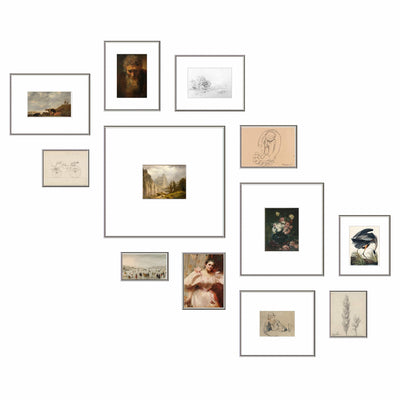 Staircase Art Gallery Wall - #AS125 Gallery Walls Made Easy